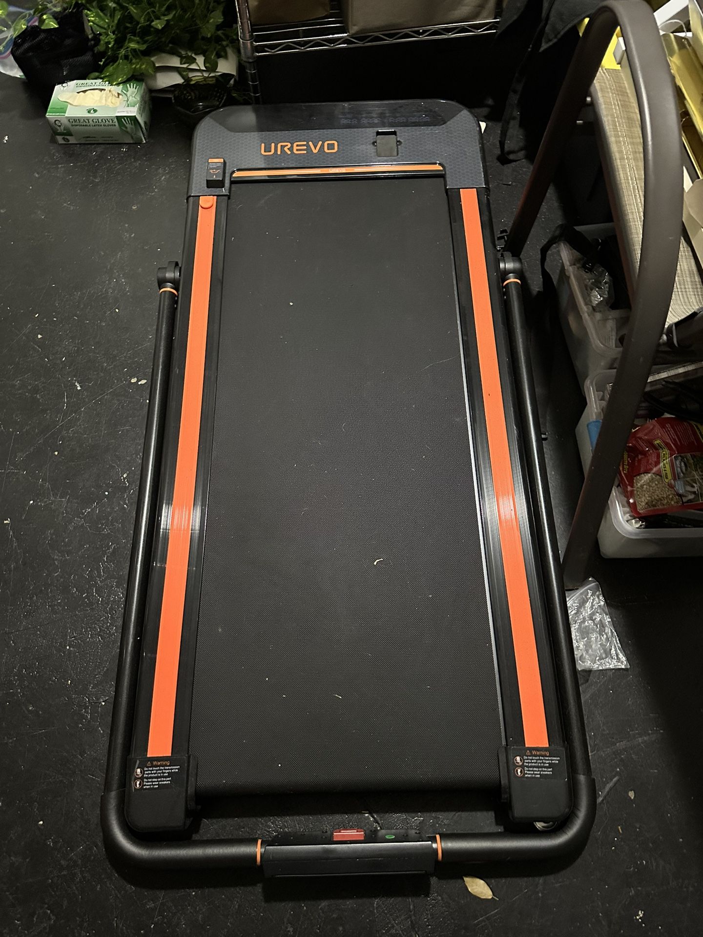 UREVO 2 in 1 Under Desk Treadmill, 2.5HP Folding Electric Treadmill