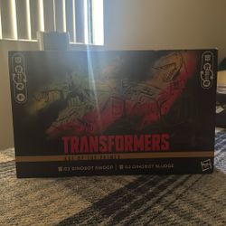TRANSFORMERS AGE OF THE PRIMES G2 DINOBOT SWOOP & G2 DINOBOT SLUDGE