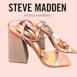 Steve Madden Vanish Blush Sandals (8.5)
