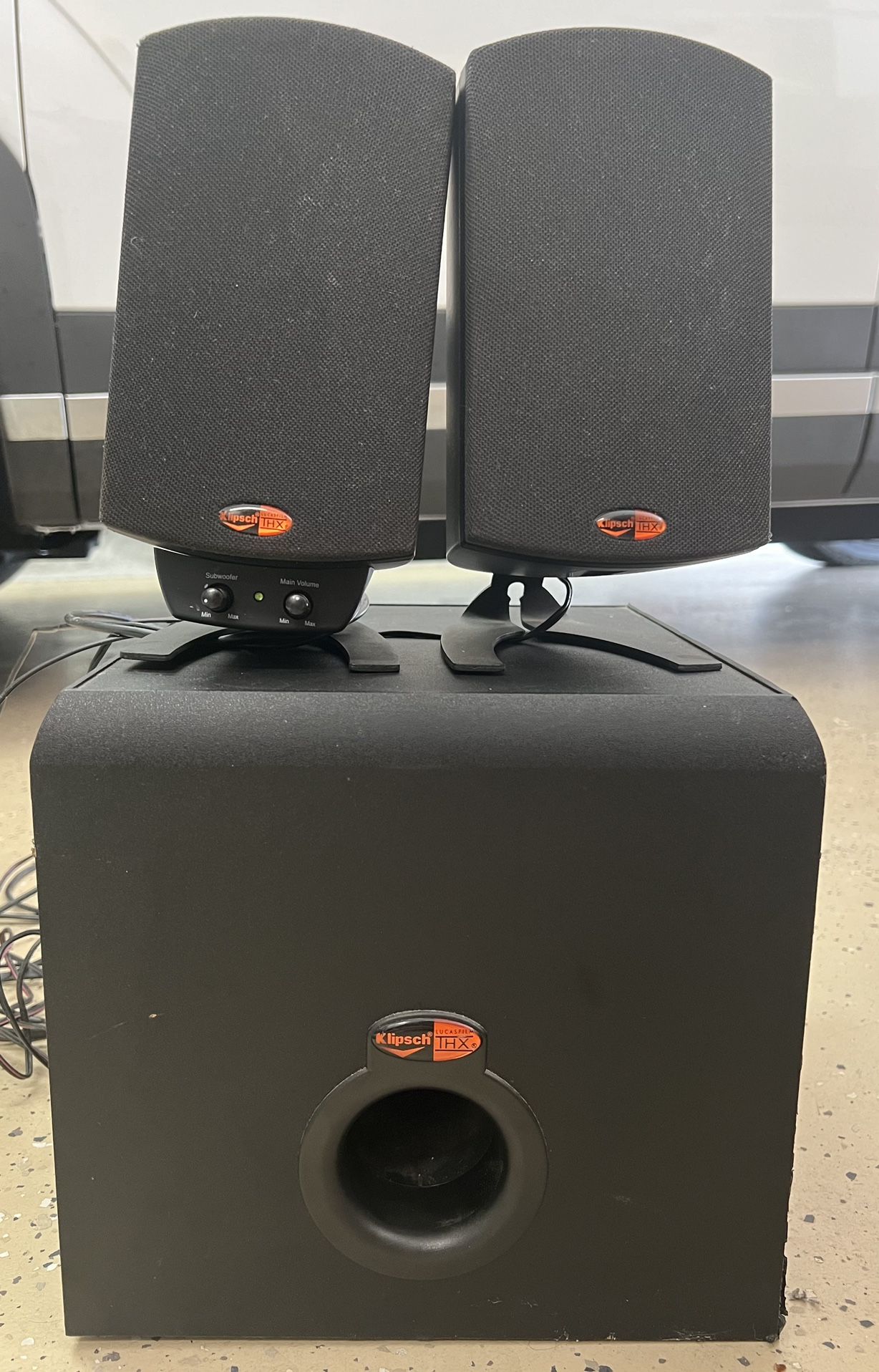 Klipsch ProMedia 2.1 THX-Certified Computer Speakers (Normally $130)