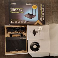 ASUS RT-AC66U  wireless AC1750 WiFi router fast speed