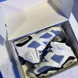 Nike Air Jordan 6 Retro University Blue/White, Black