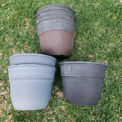 Large Decorative Planter Pots- $8 Each