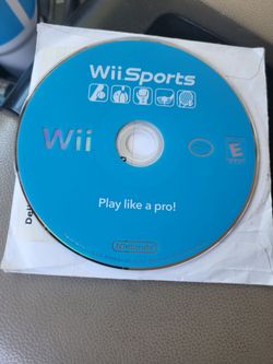 Nintendo Wii sports 5 games tennis, baseball, bowling, golf, and boxing.