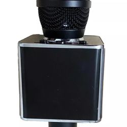 Sharper Image Bluetooth Rechargeable Karaoke Mic Built-In Speaker With Charger