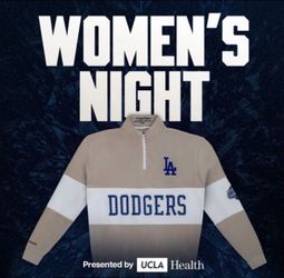 Dodgers Women's Night Sweater Authentic Stadium Exclusive NEW XLARGE
