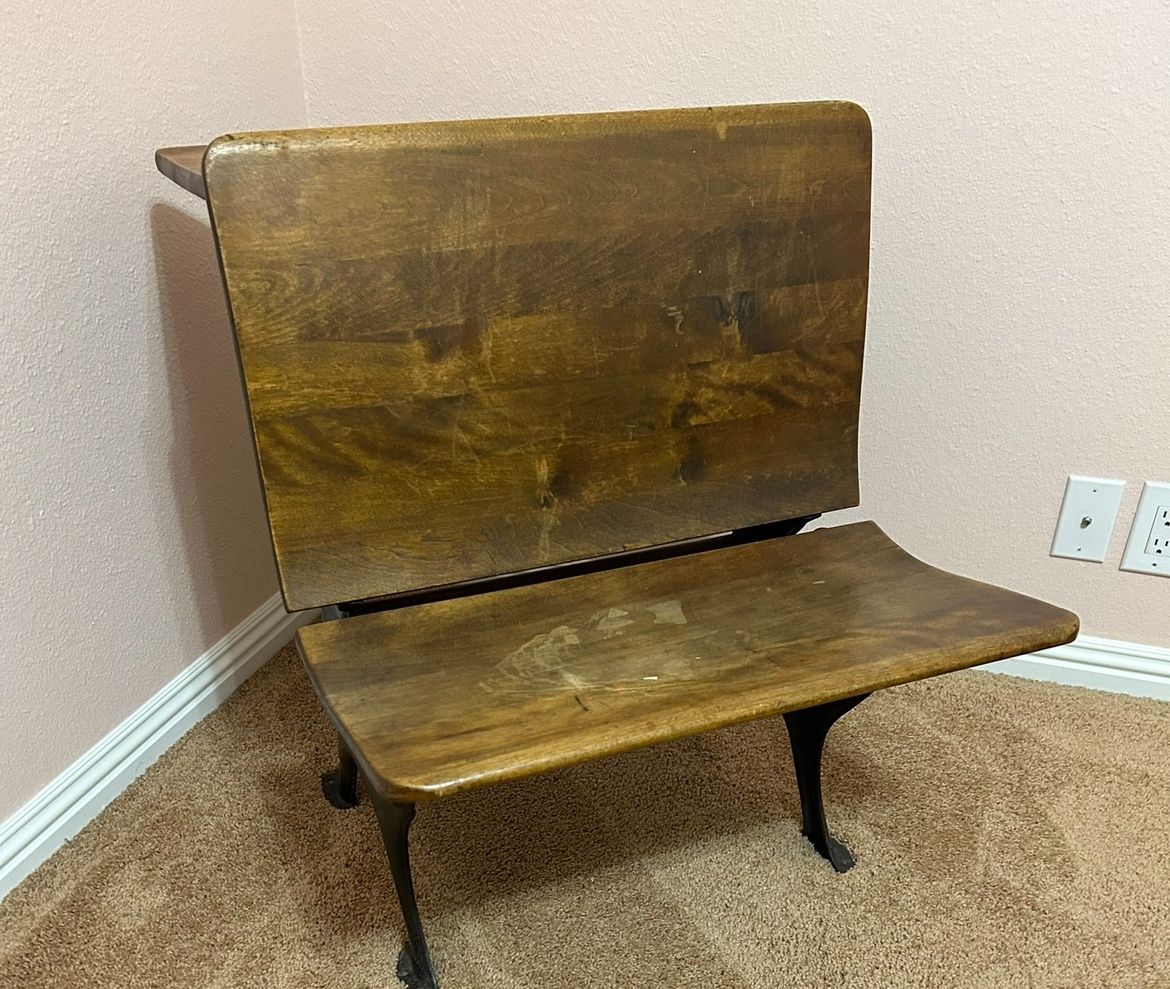 Antique School Desk 