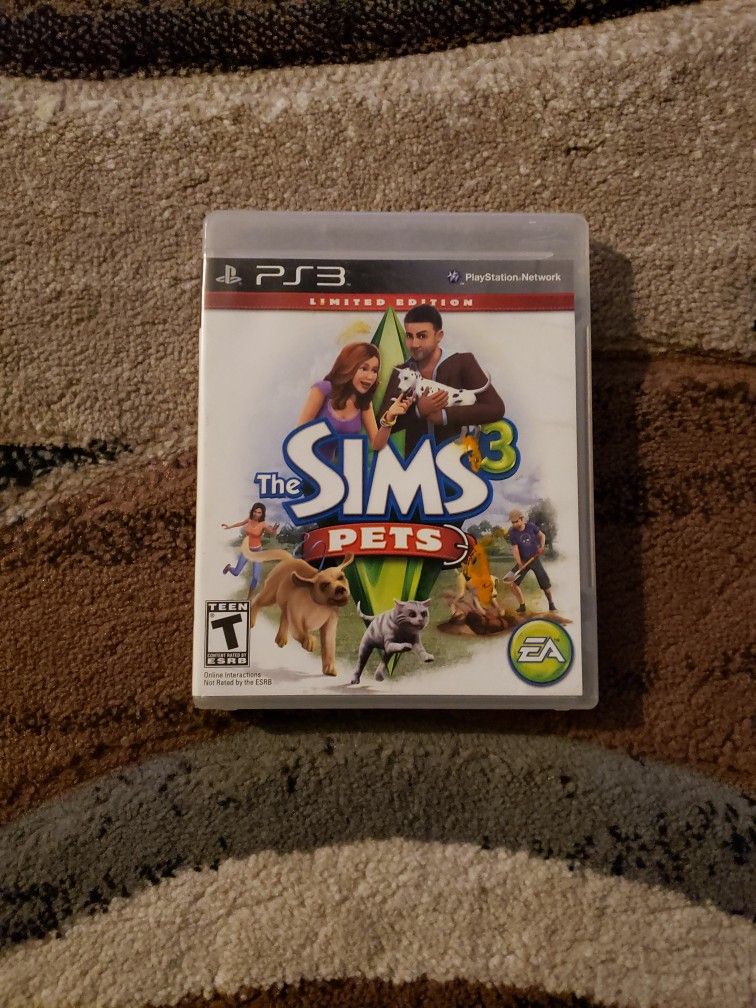 PS3 Sims PETS 3 Limited EDITION