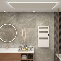 Towel Warmer with Timer for Bathroom, Heated Towel Rack Wall Mounted, Electric Towel Warmers, Bath Towel Heater, Bath Towel Dryer, Hardwired or Plug-i