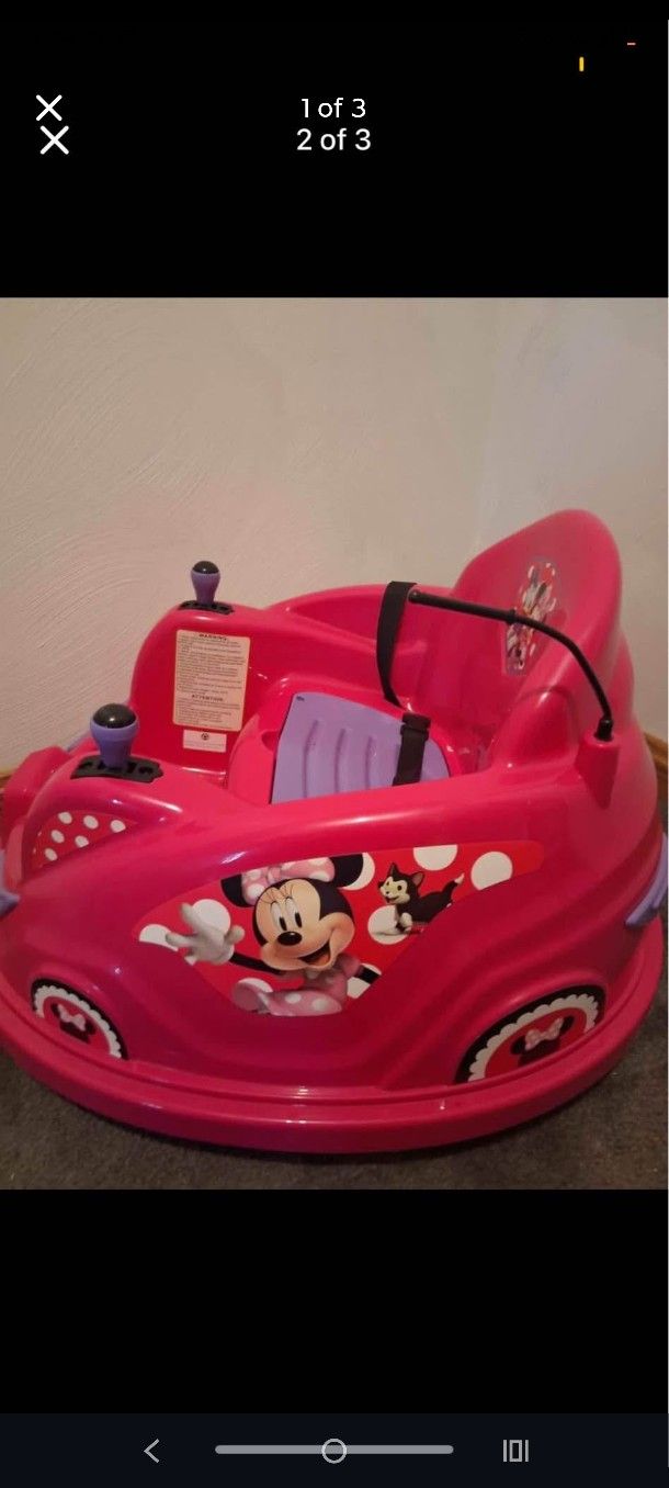 Minnie Mouse Electric Bumper Car