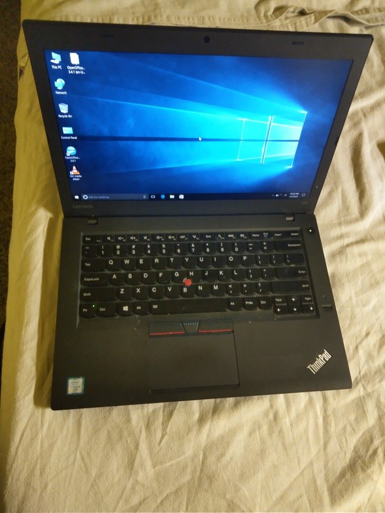 Lenovo T460 i5 2.4ghz 250gb 8gb Win 10 And Office
