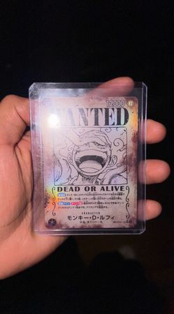 One Piece Op05-119 Wanted Luffy Japanese Raw