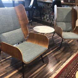 Gus Modern Elk Chairs  MCM a style Eames Retail $1500 Each 