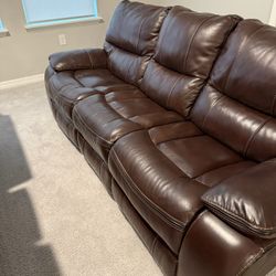 Cindy Crawford Home San Gabriel Brown Leather