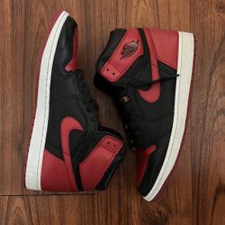 Men’s Nike Jordan 1 Bred Banned Size 13