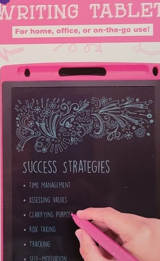 Bright Ideas 8.5in LCD Digital Writing Tablet (Pink)