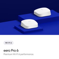 Eero Pro 6 - 2 pack New