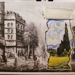 Moving Sale! “Absolute Value” by Dave Pollot – Gallery Wrapped Canvas (New)