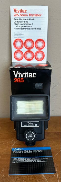 Vivitar Zoom Thyristor 285 Computer-Blitz Auto Electronic Camera Flash