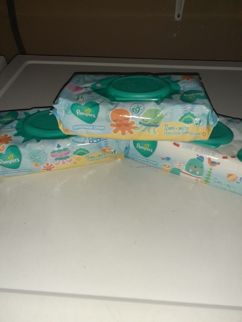 Pampers Wipes all 3 For $7