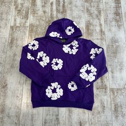 NEW Denim Tears Cotton Wreath Sweatshirt Purple