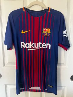 Nike FC Barcelona Authentic Home 2017/18 Neymar Jr Soccer Jersey