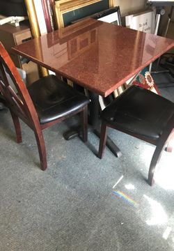 Table for two perfect for a small condo with chairs and $40