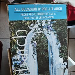 All Occasion 8' Pre-lit Arch