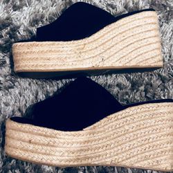BRAND NEW SLIP ON WEDGE STYLE SANDALS