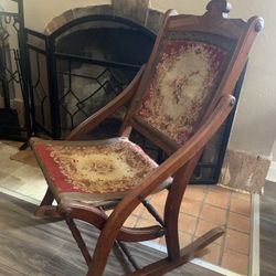 Antique folding rocker sales