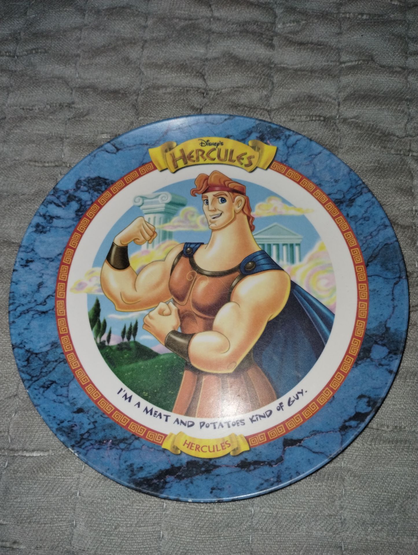1997 Disney McDonalds Hercules 9.5" Collectors Melamine Plate #2