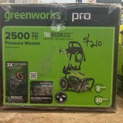 Greenworks 2500PSI Pressure Washer