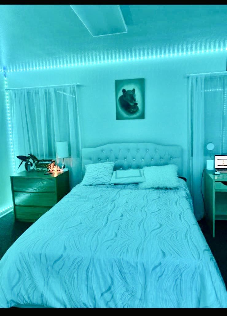 Queen Size Bed Frame With Mattress - Queen Bed