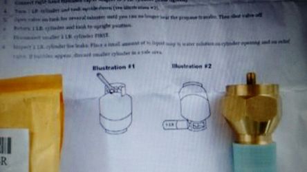 Propane Bottle refill kit