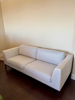 Restoration Hardware 7’ Sofa Light Gray