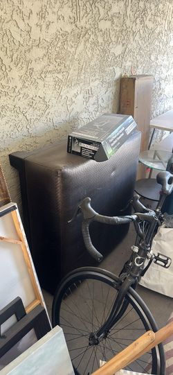 Leather Ottoman