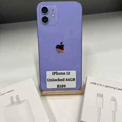 iPhone 12  64GB  Unlocked 