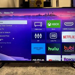 TCL "43 - 4K UHD HDR  Roku Smart TV