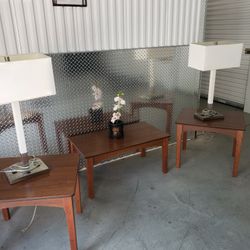 Coffee Table And Two End Tables 