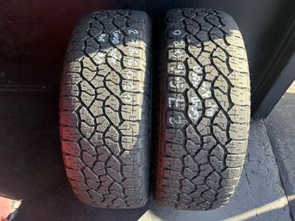275-60-20 Goodyear Wrangler A/T Used Tire Pair $130,Free Mounting and Balancing