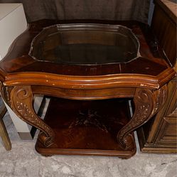 wooden table