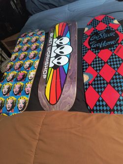 SKATEBOARD DECKS! Some Are Very Rare! Each one is $99 Each!buy more then 1 better deal!