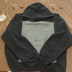 Essentials Hoodie Black Pullover 