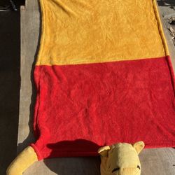 Vintage/ Winnie The Pooh I’m  A Blanket And Puppet Baby Blanket