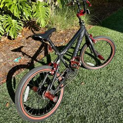 Razor Black Label 18" BMX bike.