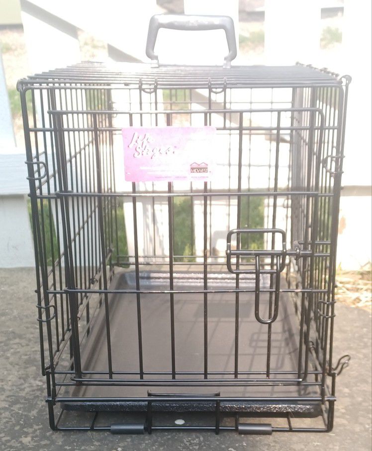 DOG CRATE CARRIER KENNEL 22.5L x 16H x 13W