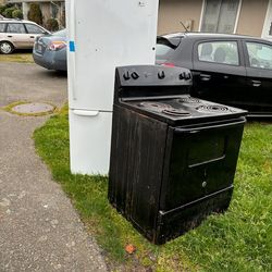 Refrigerator and stove