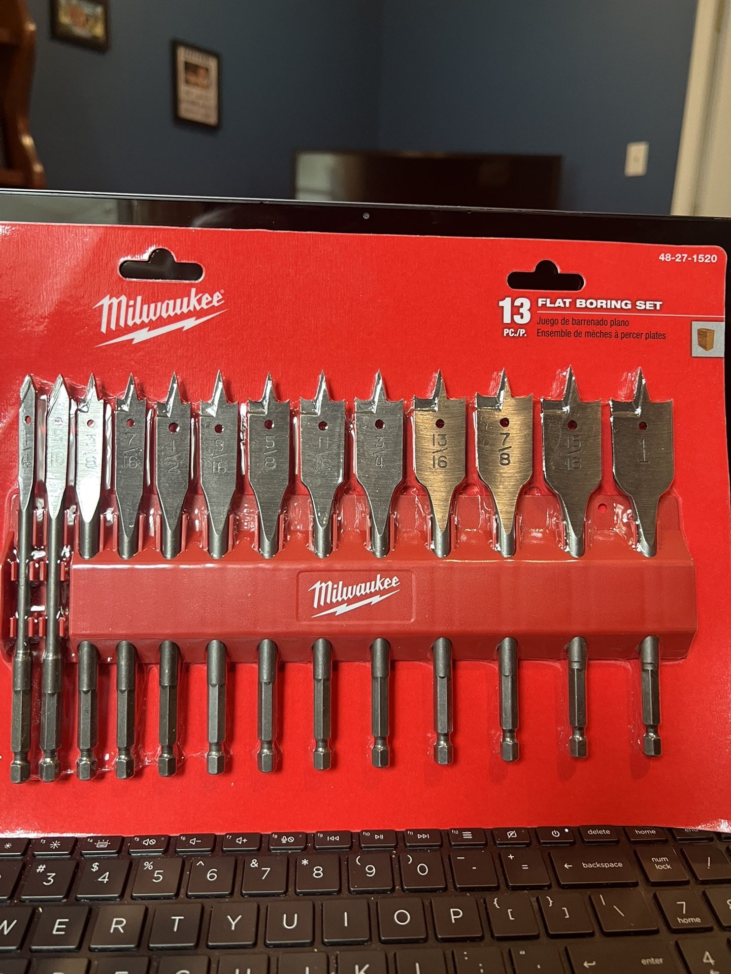 Brand New Milwaukee Flat Boring Bits