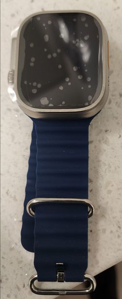 Apple watch Ultra 2, 49mm Neutral Titanium,With Blue Ocean