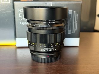 Voigtländer Nokton 50mm f/1 Aspherical Lens for Nikon Z